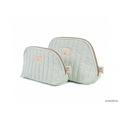 nobodinoz Holiday Vanity Case Aqua White Bubble / Aqua