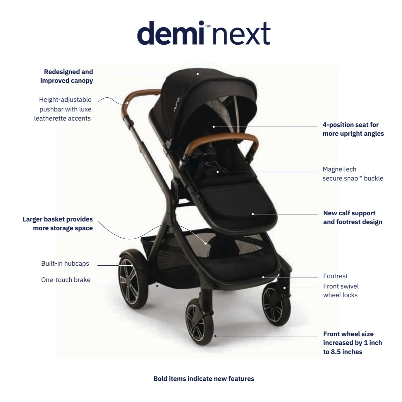 Nuna DEMI next   Rider Board