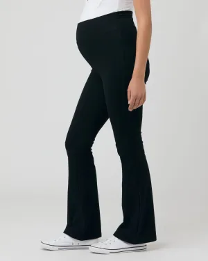 Organic Jersey Flare Pant Black