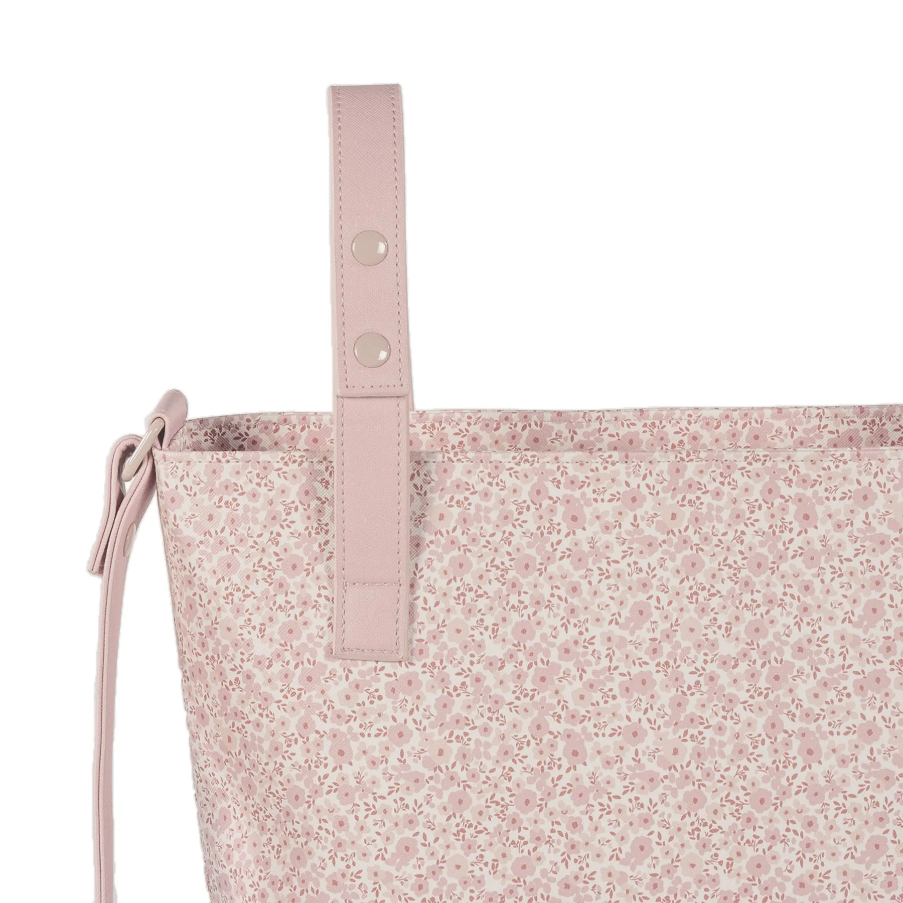 Pasito a Pasito Flower Mellow Pink Stroller Caddy Diaper Changing Bag