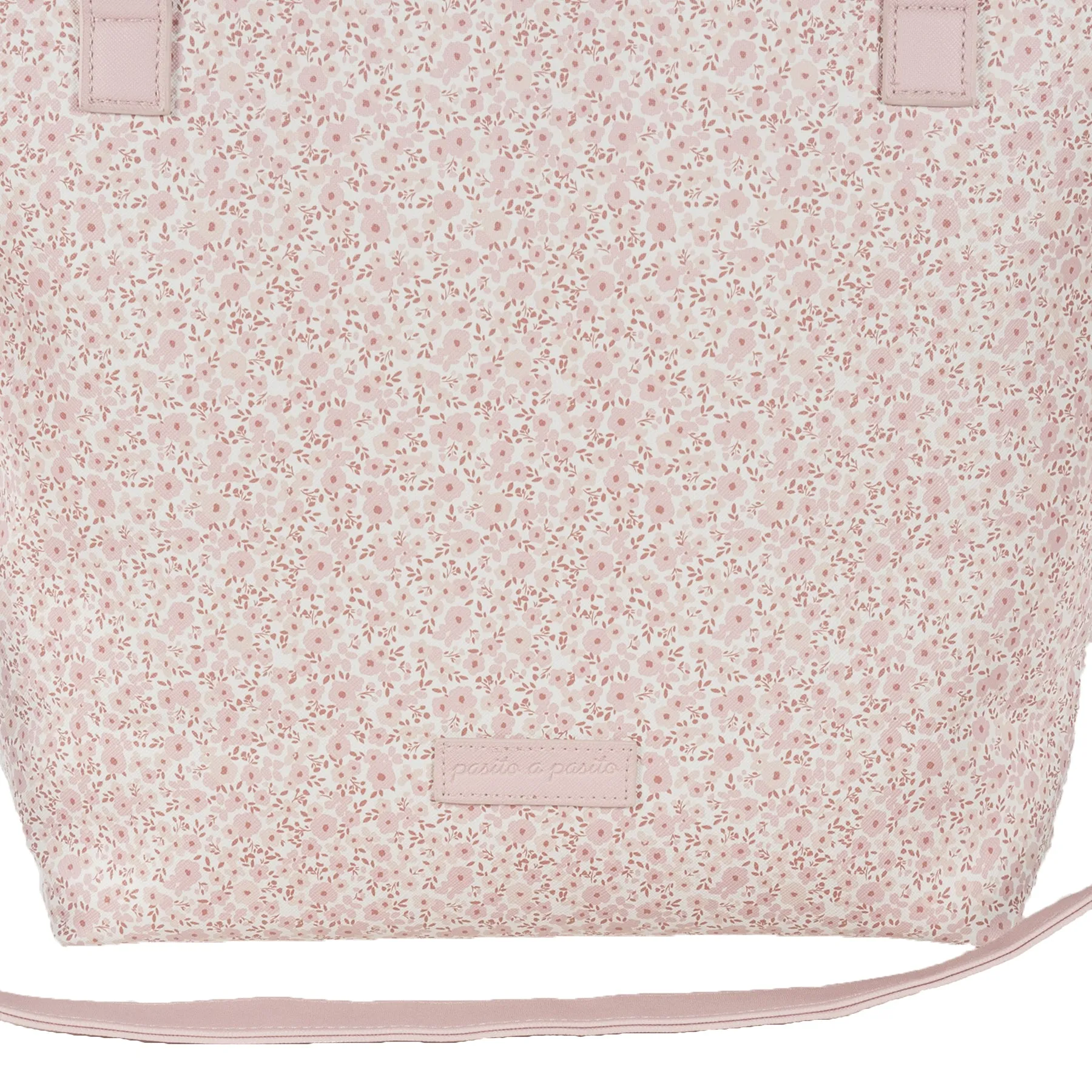 Pasito a Pasito Flower Mellow Pink Stroller Caddy Diaper Changing Bag