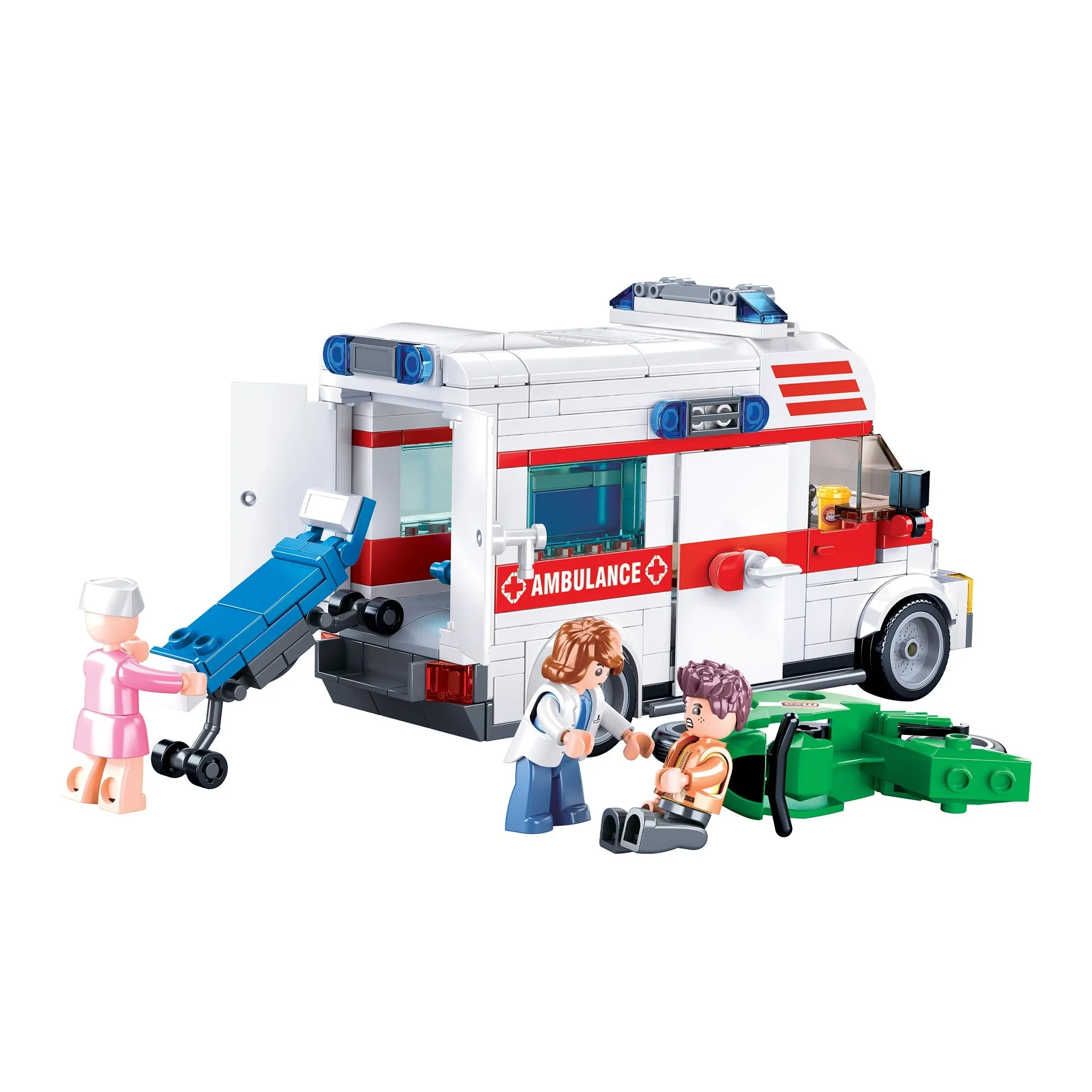 Playzu By Sluban Large Size Ambulance Building Blocks Toys || 6years to 12years