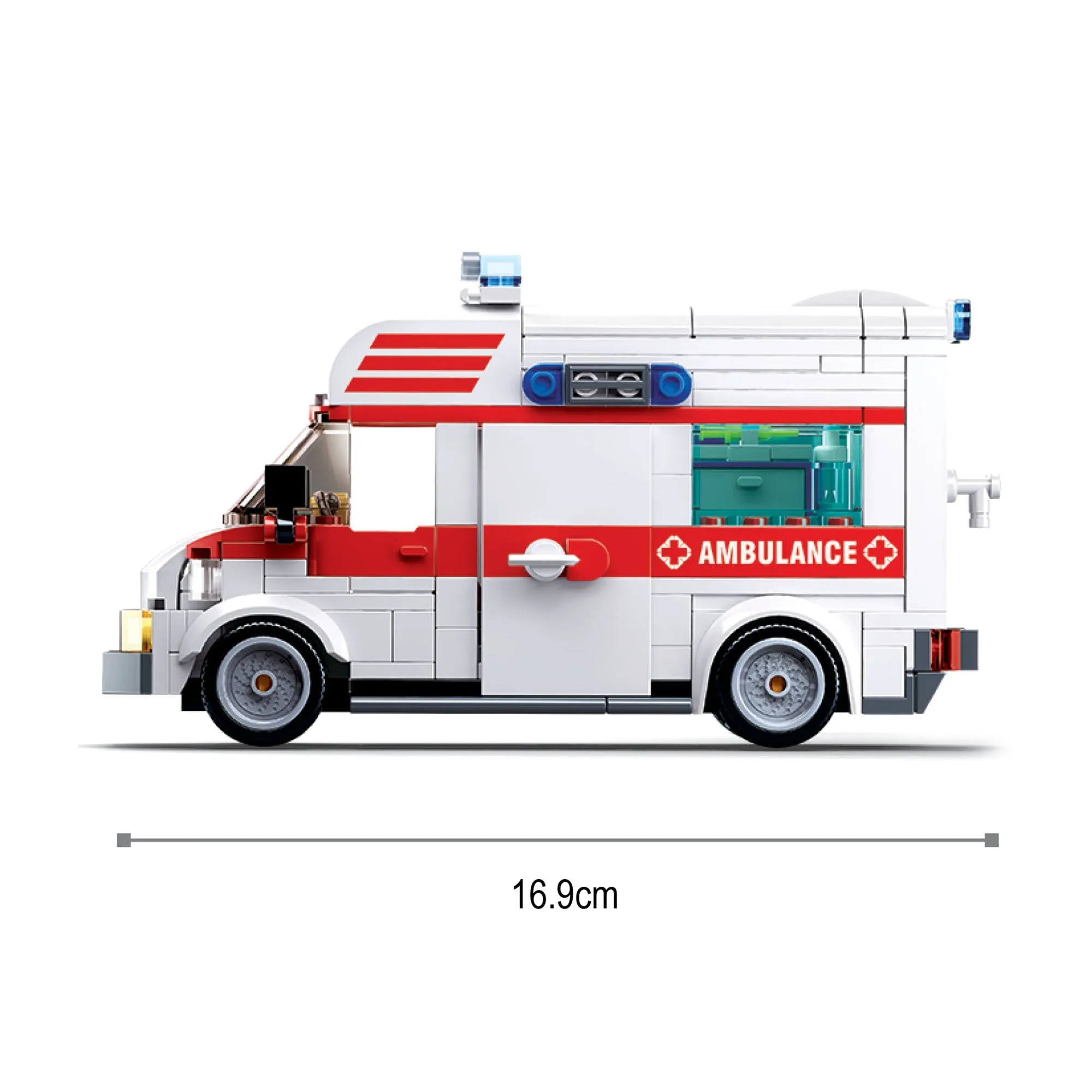 Playzu By Sluban Large Size Ambulance Building Blocks Toys || 6years to 12years