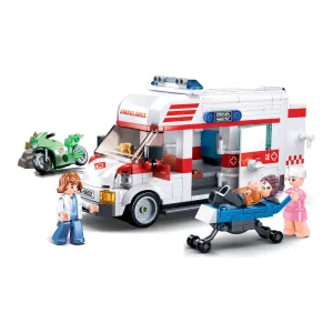Playzu By Sluban Large Size Ambulance Building Blocks Toys || 6years to 12years