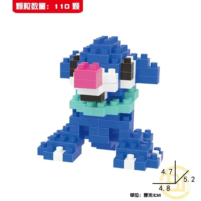 Pokémon Blocks: Small Cartoon Mini Building Blocks featuring Pikachu, Charizard, Eevee, Mewtwo - Anime Assembled Action Model Dolls Toys.