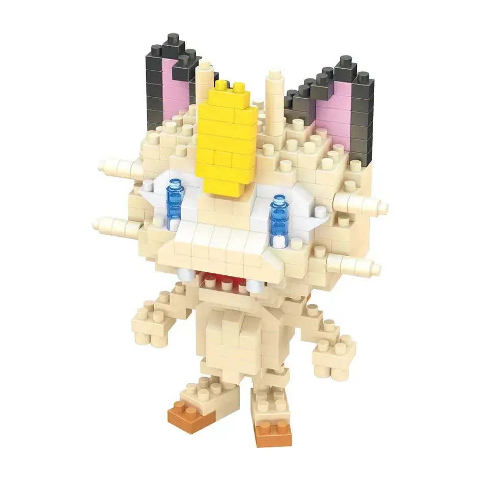 Pokémon Blocks: Small Cartoon Mini Building Blocks featuring Pikachu, Charizard, Eevee, Mewtwo - Anime Assembled Action Model Dolls Toys.