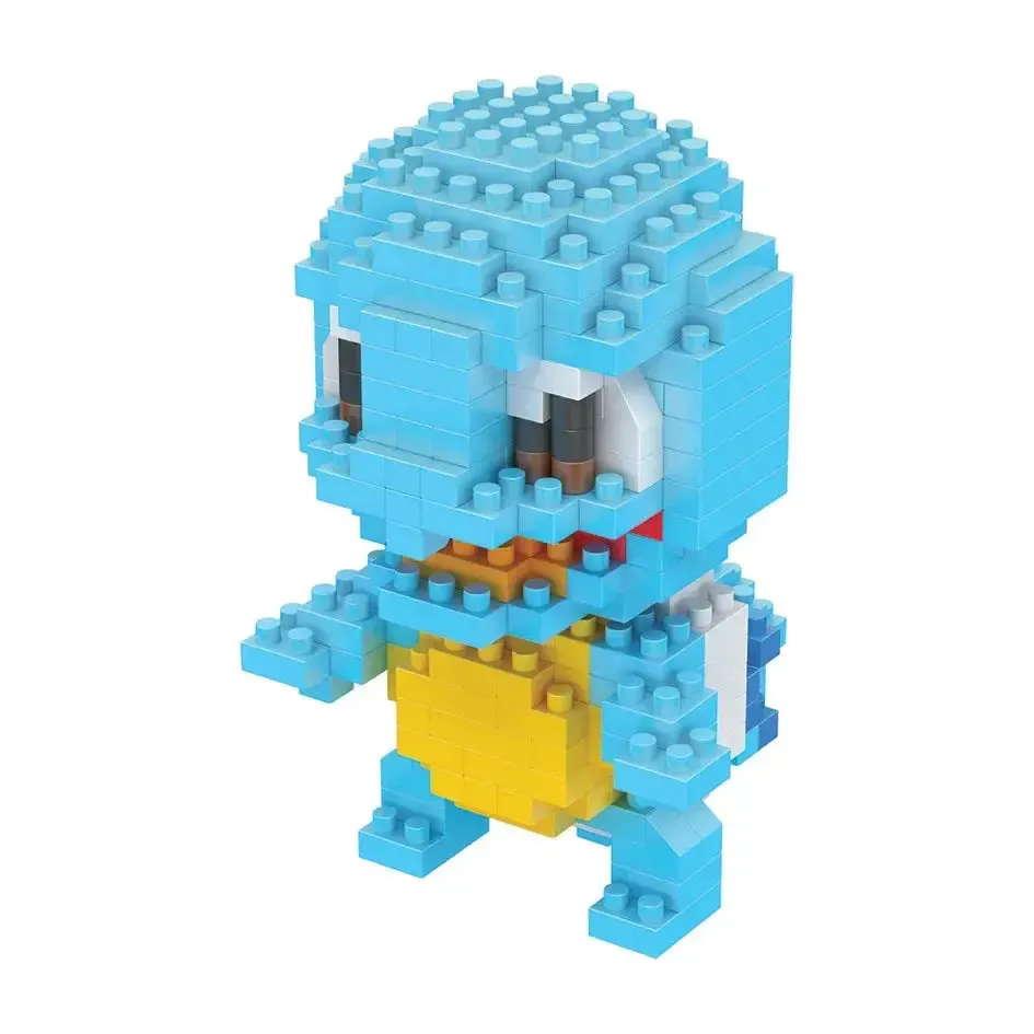 Pokémon Blocks: Small Cartoon Mini Building Blocks featuring Pikachu, Charizard, Eevee, Mewtwo - Anime Assembled Action Model Dolls Toys.