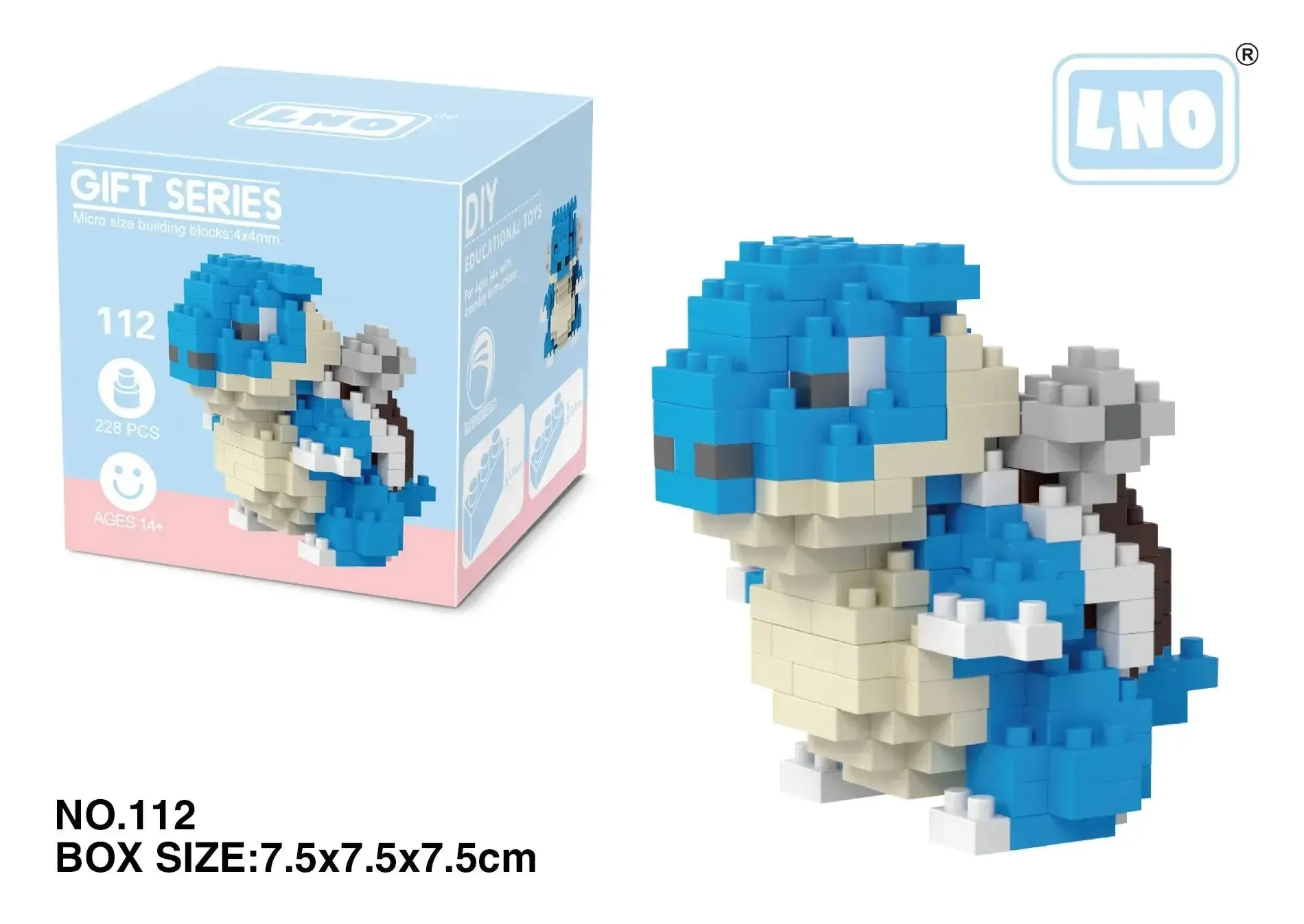 Pokémon Blocks: Small Cartoon Mini Building Blocks featuring Pikachu, Charizard, Eevee, Mewtwo - Anime Assembled Action Model Dolls Toys.