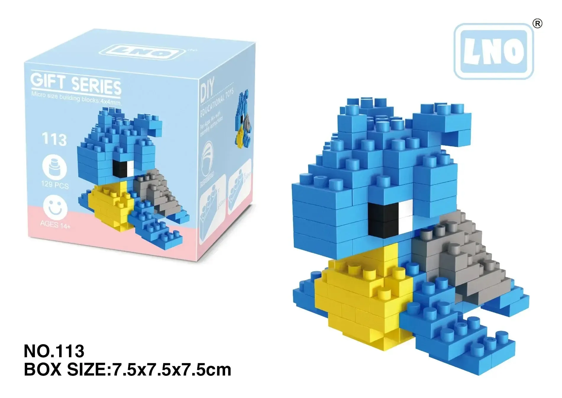 Pokémon Blocks: Small Cartoon Mini Building Blocks featuring Pikachu, Charizard, Eevee, Mewtwo - Anime Assembled Action Model Dolls Toys.