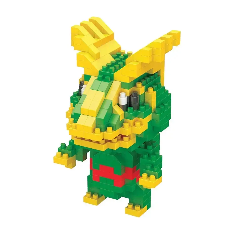 Pokémon Blocks: Small Cartoon Mini Building Blocks featuring Pikachu, Charizard, Eevee, Mewtwo - Anime Assembled Action Model Dolls Toys.