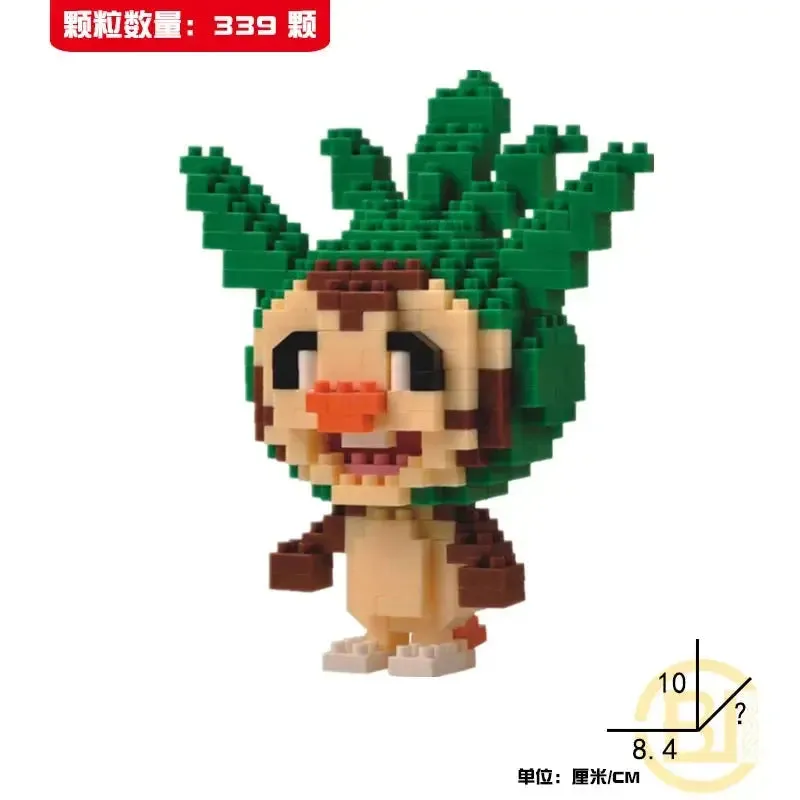 Pokémon Blocks: Small Cartoon Mini Building Blocks featuring Pikachu, Charizard, Eevee, Mewtwo - Anime Assembled Action Model Dolls Toys.