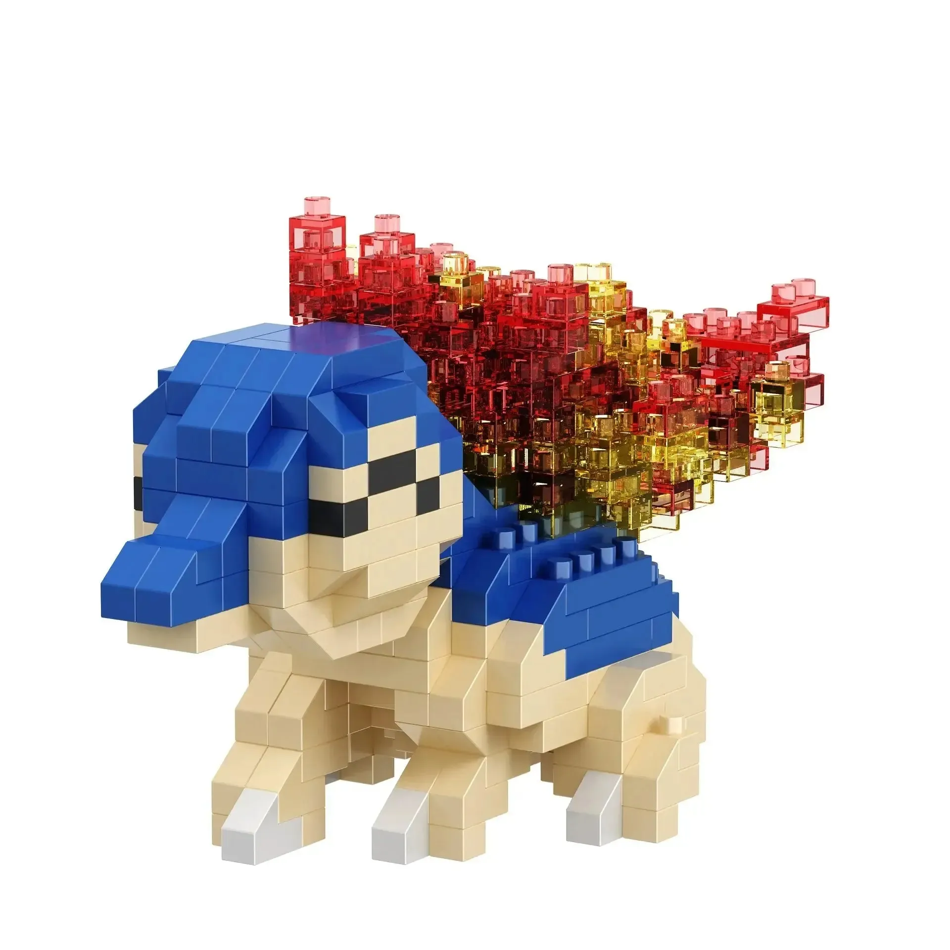 Pokémon Blocks: Small Cartoon Mini Building Blocks featuring Pikachu, Charizard, Eevee, Mewtwo - Anime Assembled Action Model Dolls Toys.