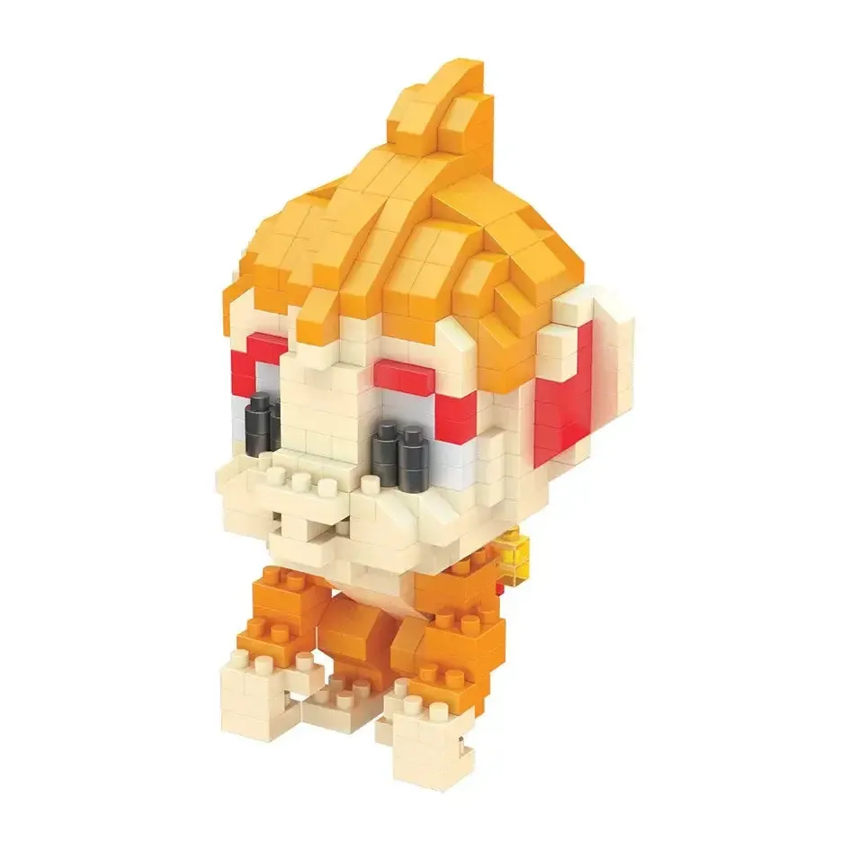 Pokémon Blocks: Small Cartoon Mini Building Blocks featuring Pikachu, Charizard, Eevee, Mewtwo - Anime Assembled Action Model Dolls Toys.