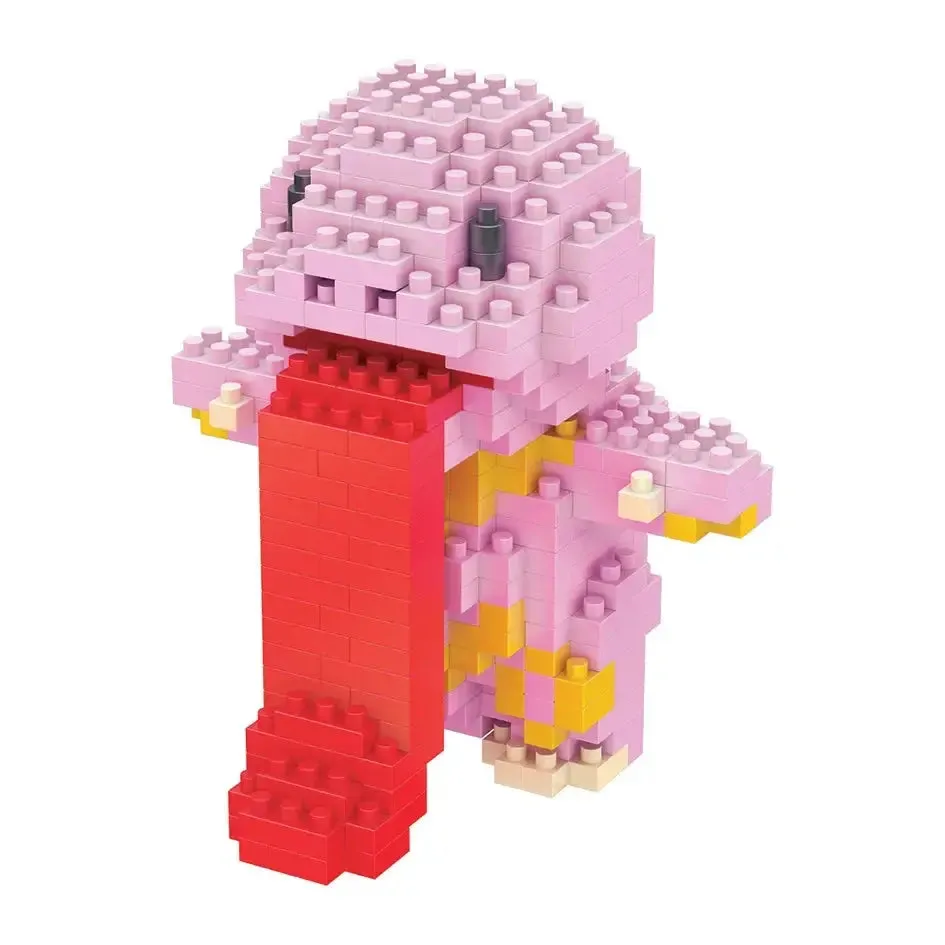 Pokémon Blocks: Small Cartoon Mini Building Blocks featuring Pikachu, Charizard, Eevee, Mewtwo - Anime Assembled Action Model Dolls Toys.