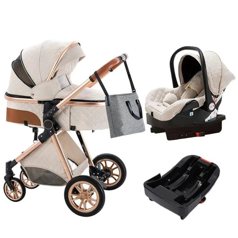 Premium 3-in-1 Baby Stroller