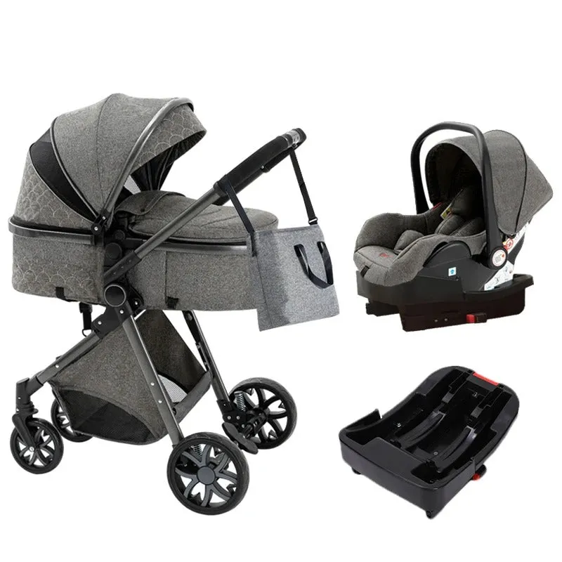Premium 3-in-1 Baby Stroller