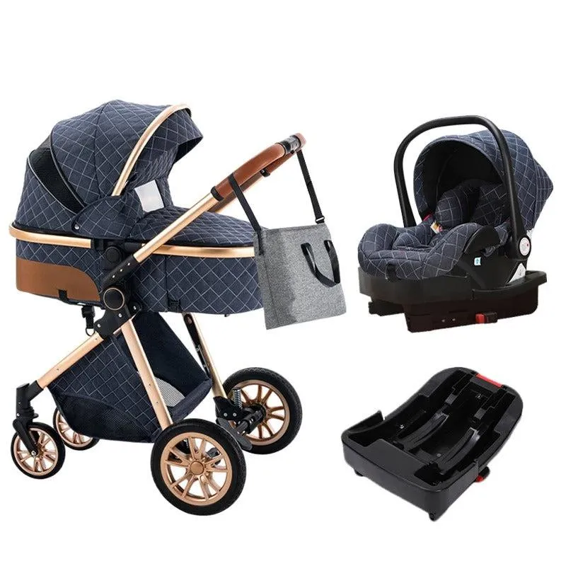 Premium 3-in-1 Baby Stroller