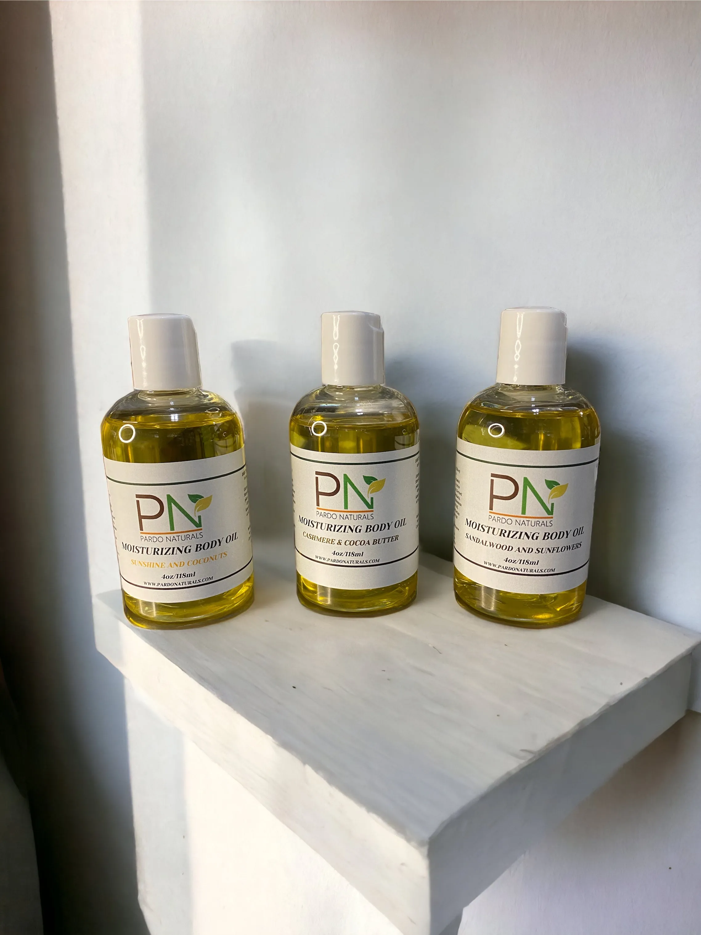 Scented body oils 4oz