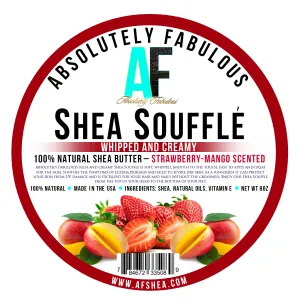 Shea Soufflé Strawberry- Mango Scent 100% natural shea butter