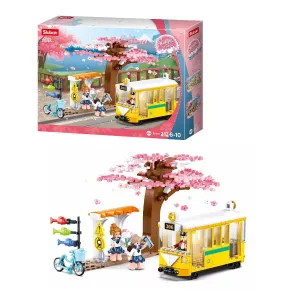 Sluban Happy Diary-Downtown Tram Building Blocks For Ages 6 
