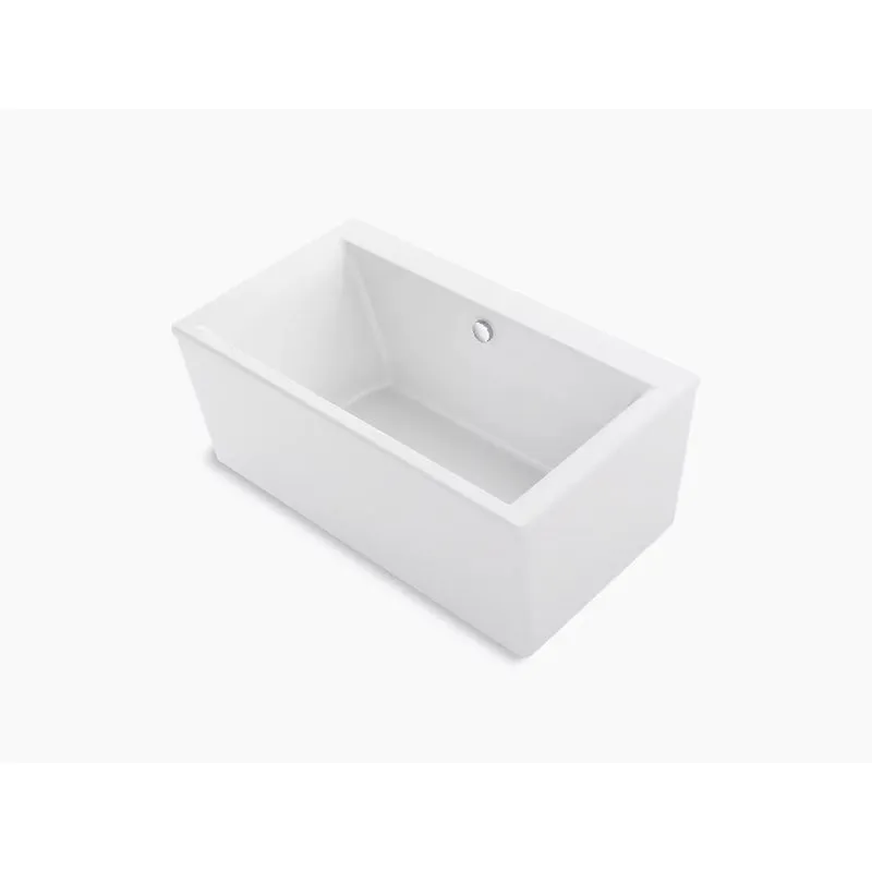 Stargaze 60.25" x 34.25" x 24.25" Freestanding Bathtub in White