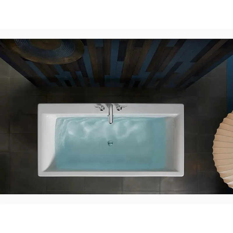 Stargaze 72" x 36" x 25.75" Freestanding Bathtub in White