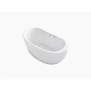 Sunstruck 65.81" x 36" x 24.5" Freestanding Jetted Bathtub in White
