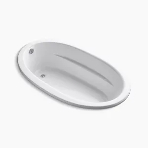 Sunward 72" x 42" x 21" Drop-In Bathtub in White