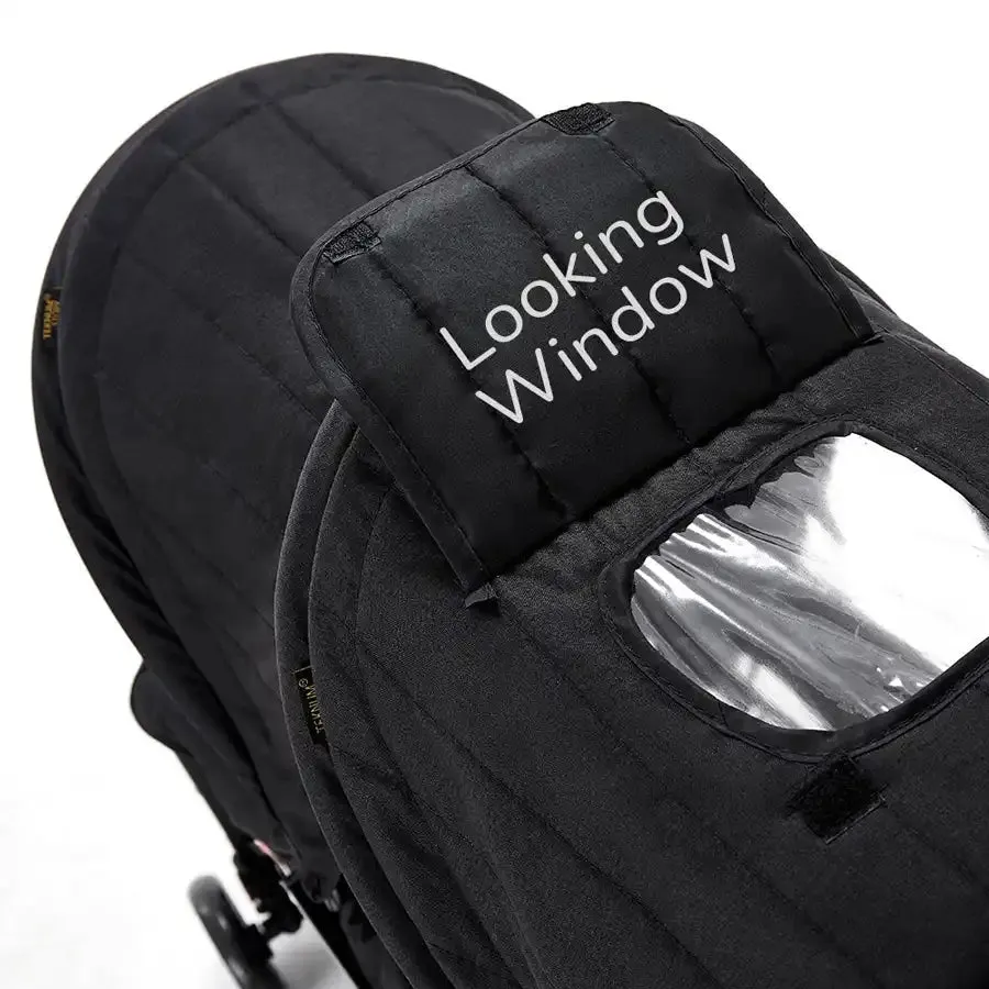 Teknum Double Baby Stroller - Black