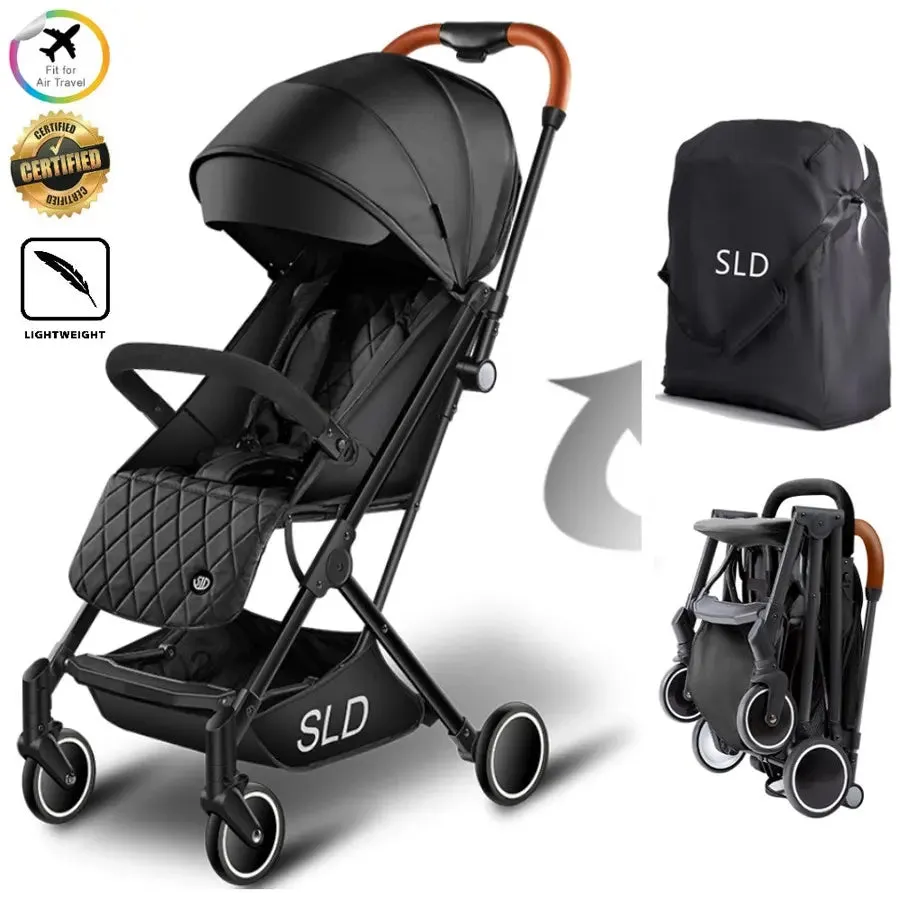 Teknum Travel Lite Stroller - SLD (Black)