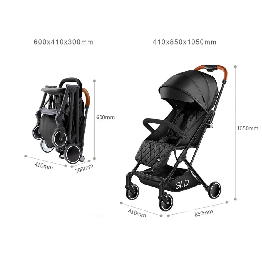 Teknum Travel Lite Stroller - SLD (Black)