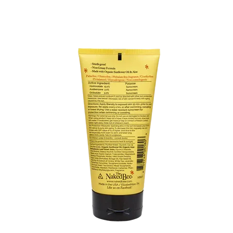 The Naked Bee - SPF 30 Moisturizing Sunscreen