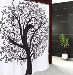 Tree Of Life Fabric Shower Curtain