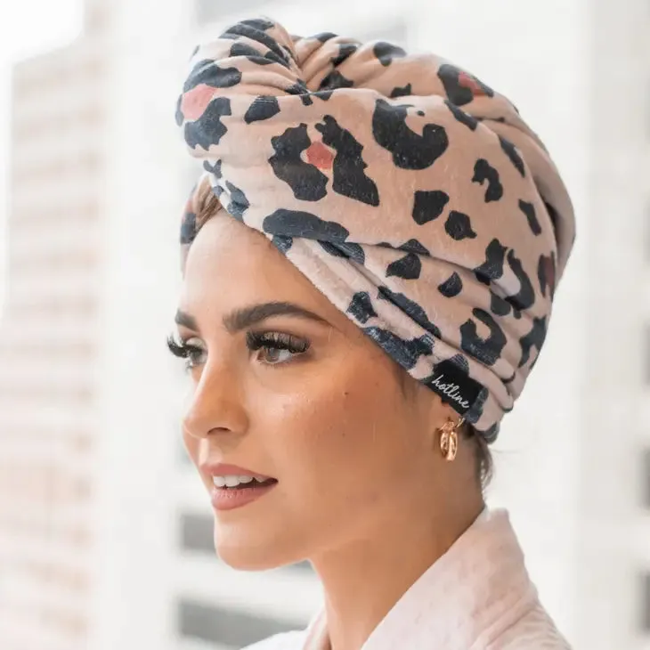 UNW Microfiber Towel Twist (Leopard)