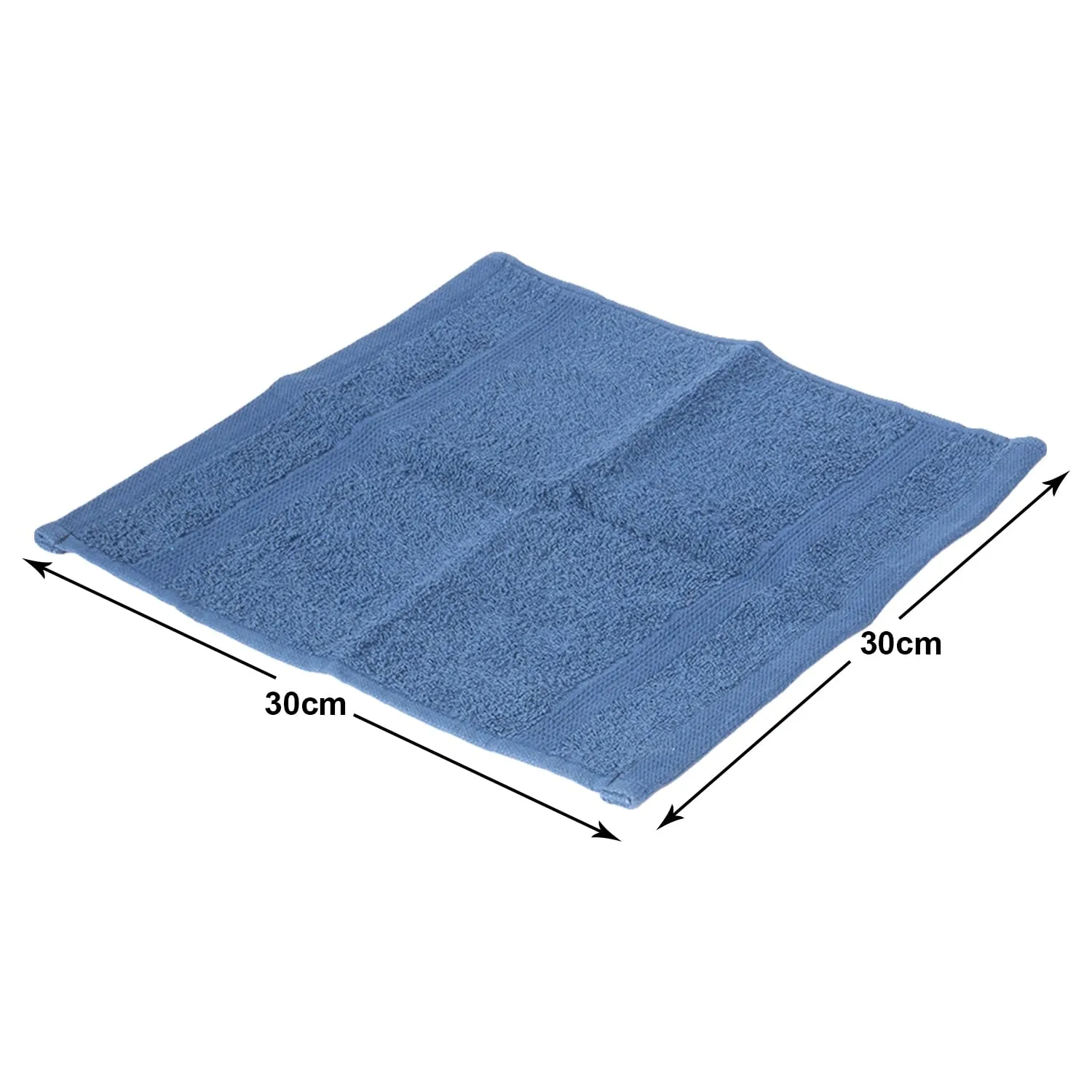 Urbane Home 525 GSM Cotton Face Towels |Super Soft, Quick Absorbent & Anti-Bacterial|Gym & Workout Towels|Pack of 4 (Multicolor)
