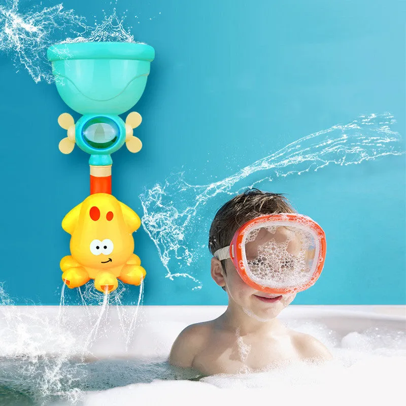 Water spray bathroom toy