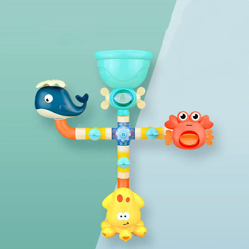 Water spray bathroom toy