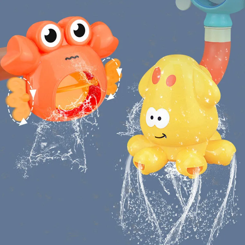 Water spray bathroom toy