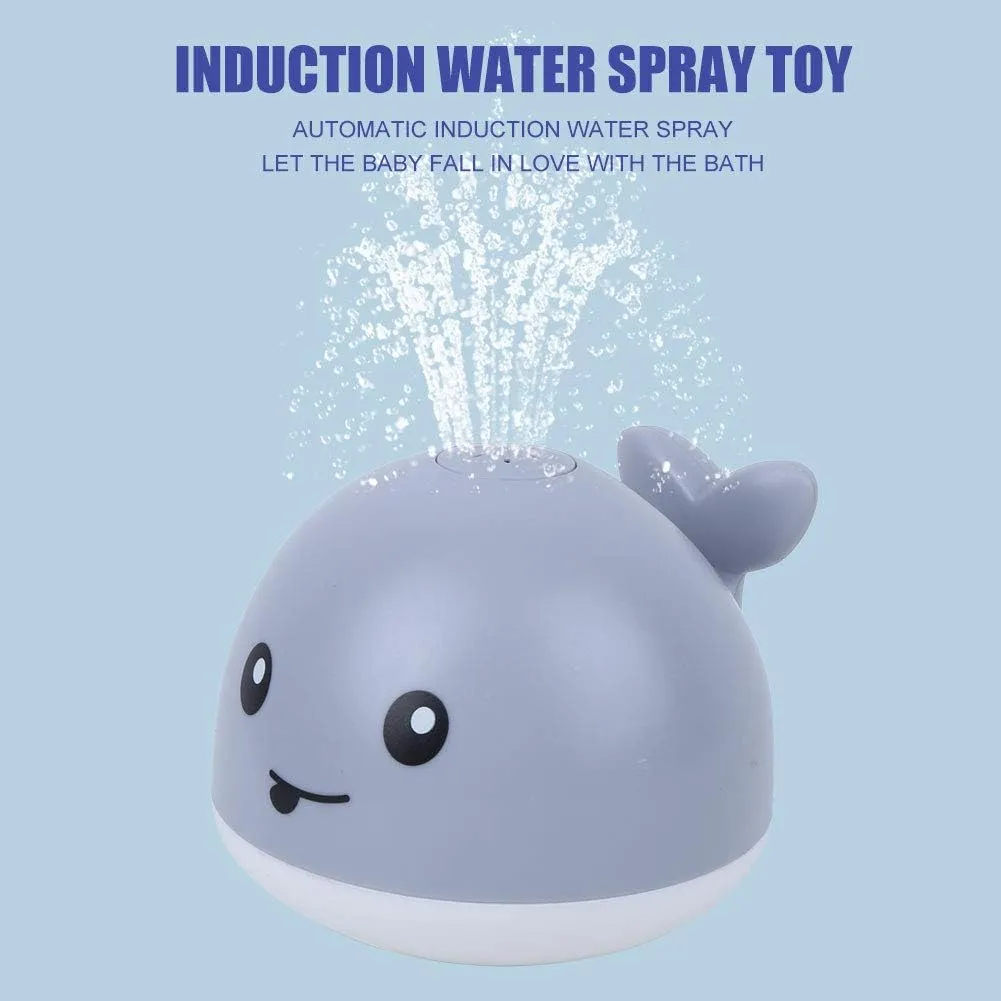 Whale Sprinkler Bath Toy with Lights