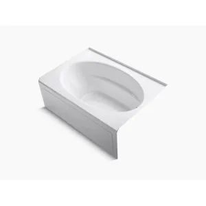 Windward 60" x 42" x 21" Alcove Bathtub in White