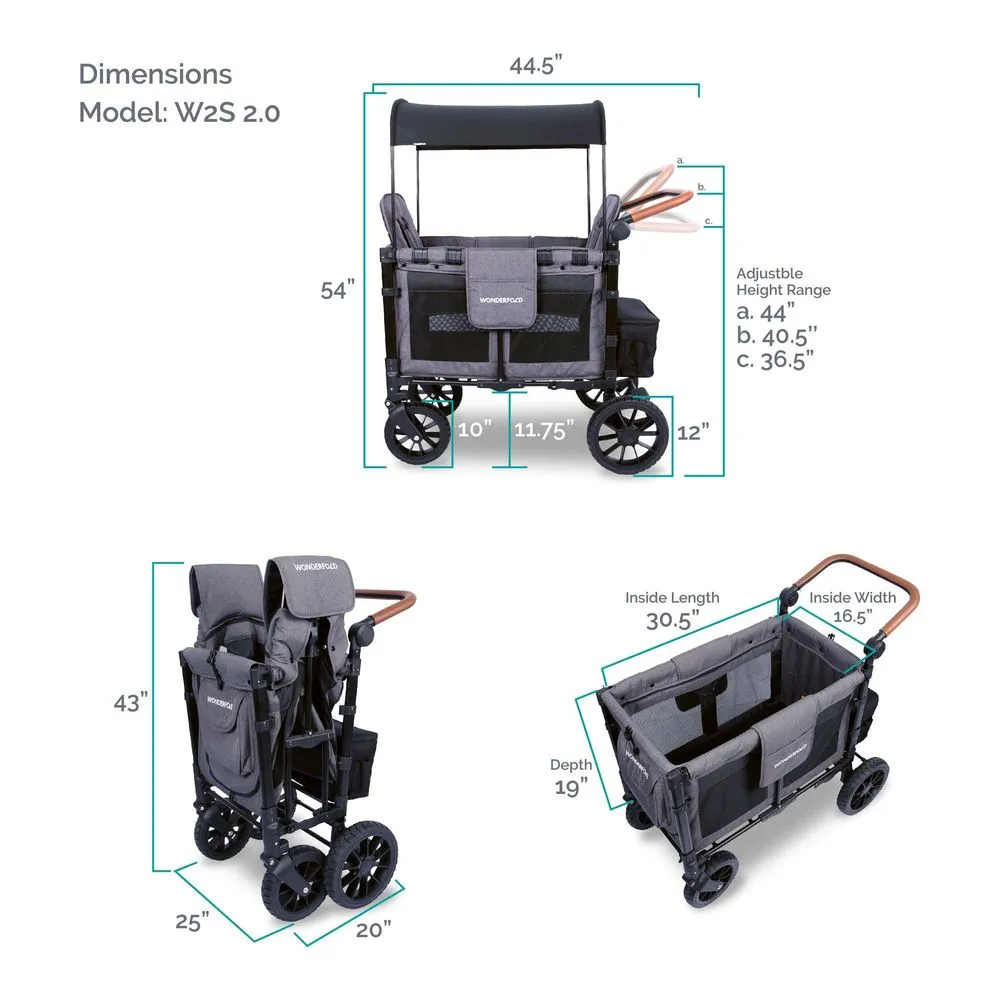 Wonderfold W2 Luxe Stroller Wagon